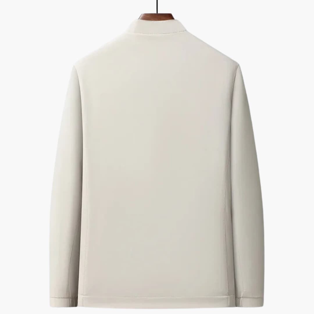 Veste bomber homme minimaliste zippée avec poches zippées