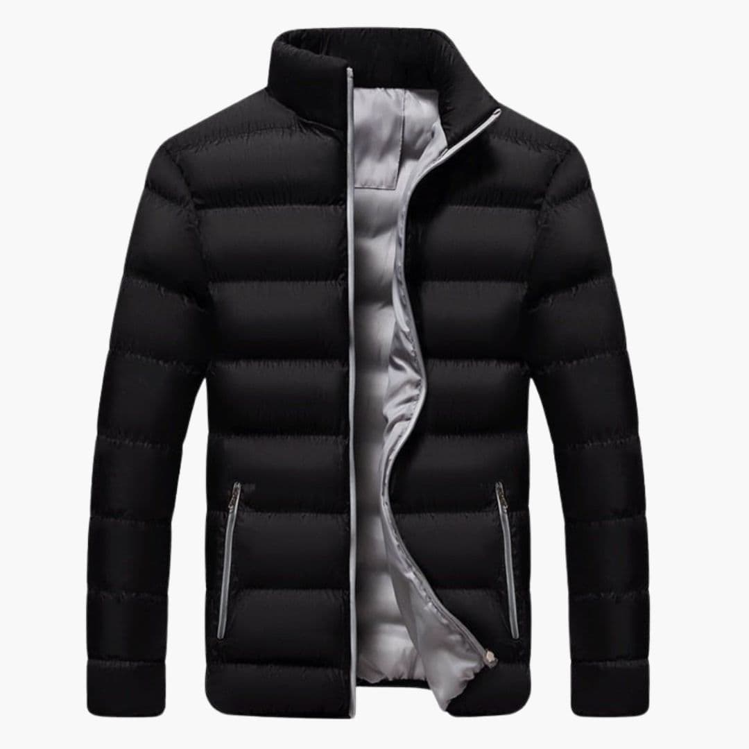 Veste d’hiver homme matelassée avec poches zippées
