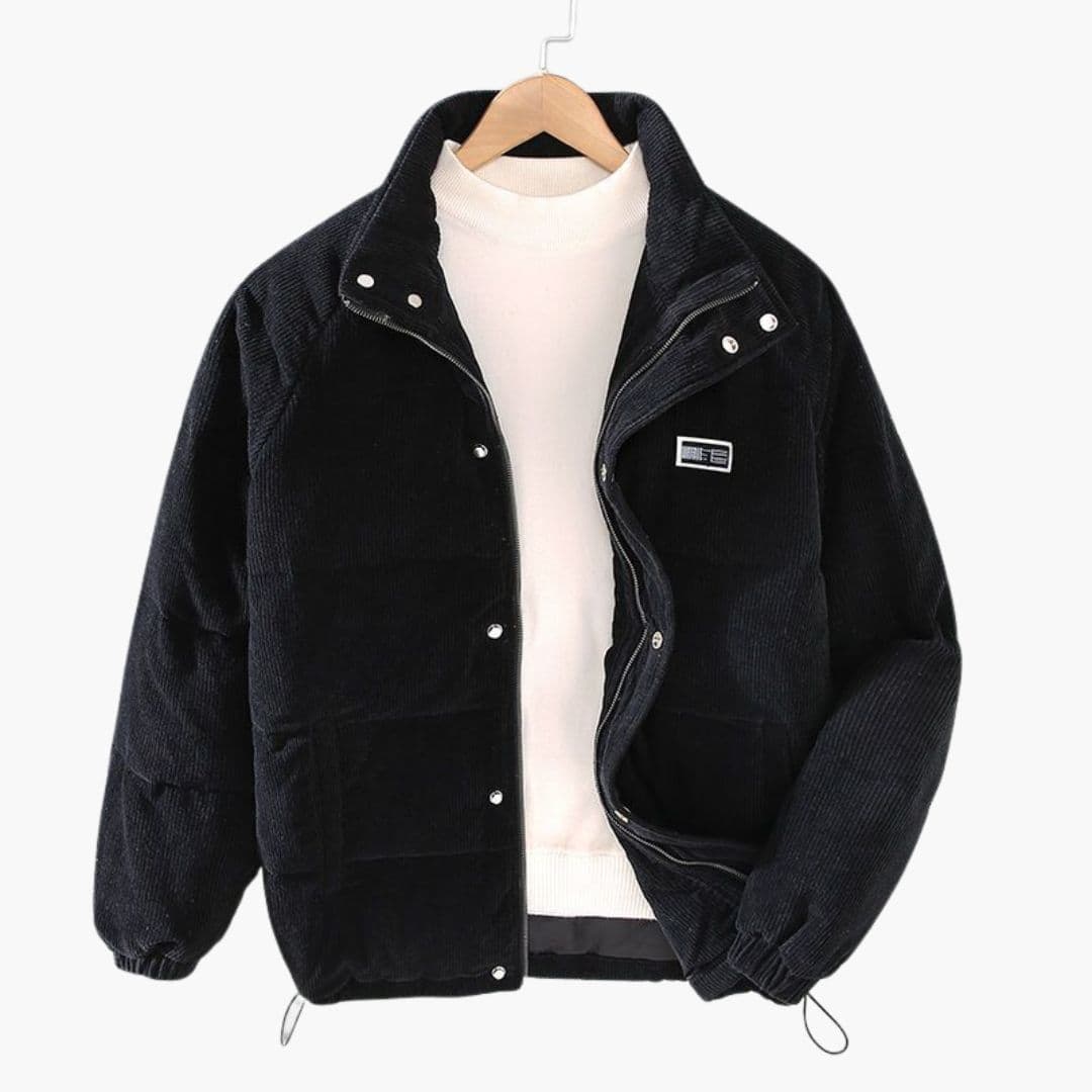 Men's corduroy jacket with quilted lining