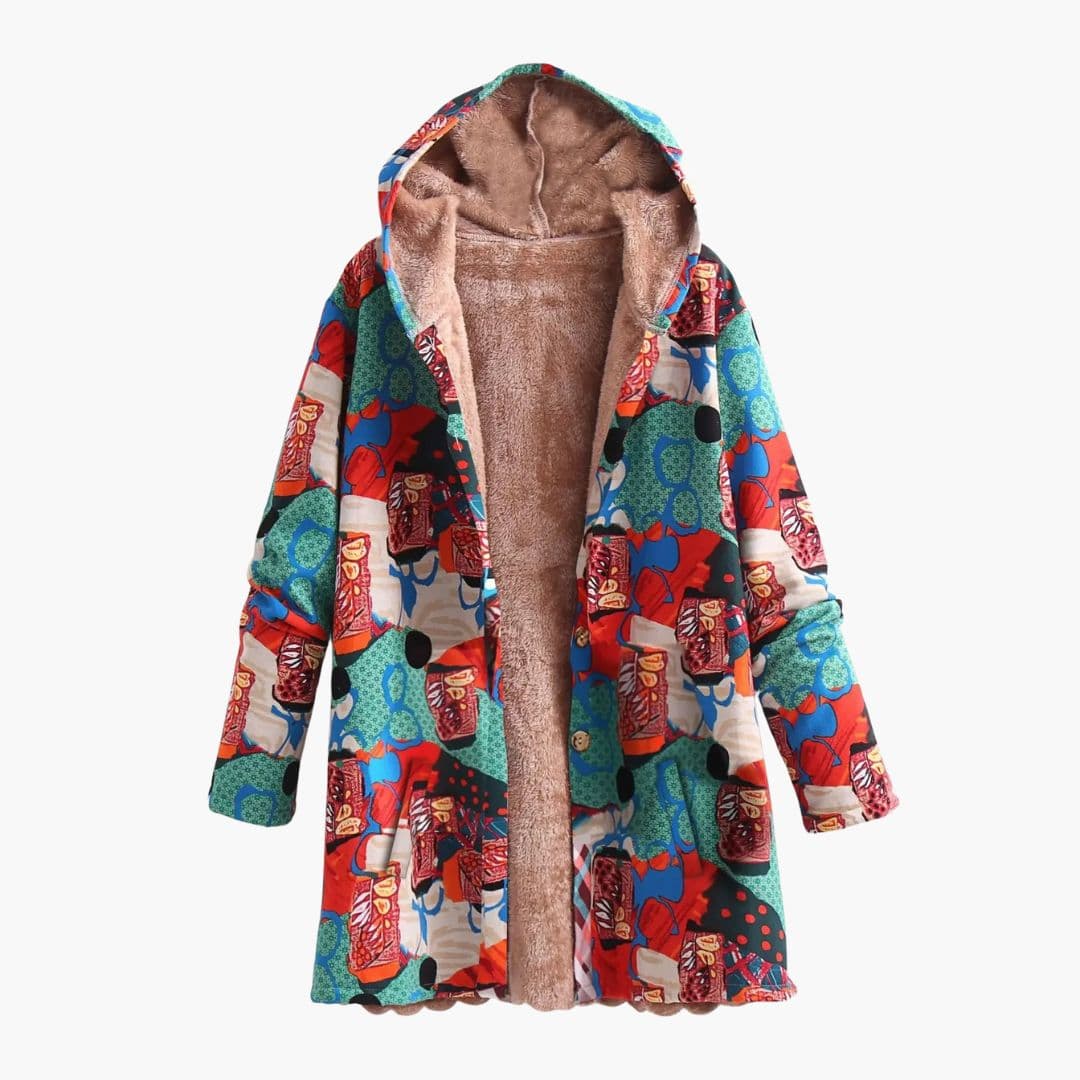 Veste polaire femme à capuche