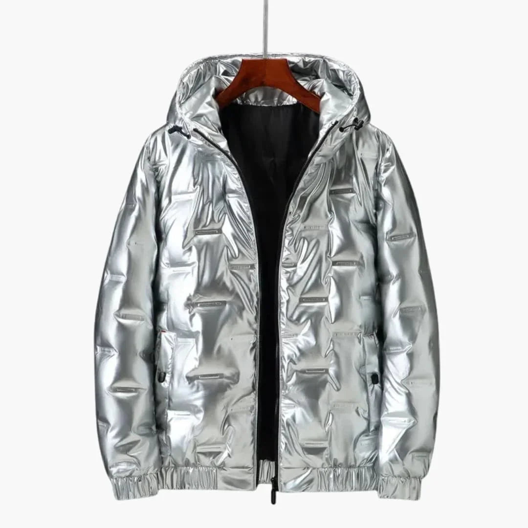 Veste pour homme avec capuche et fermeture éclair