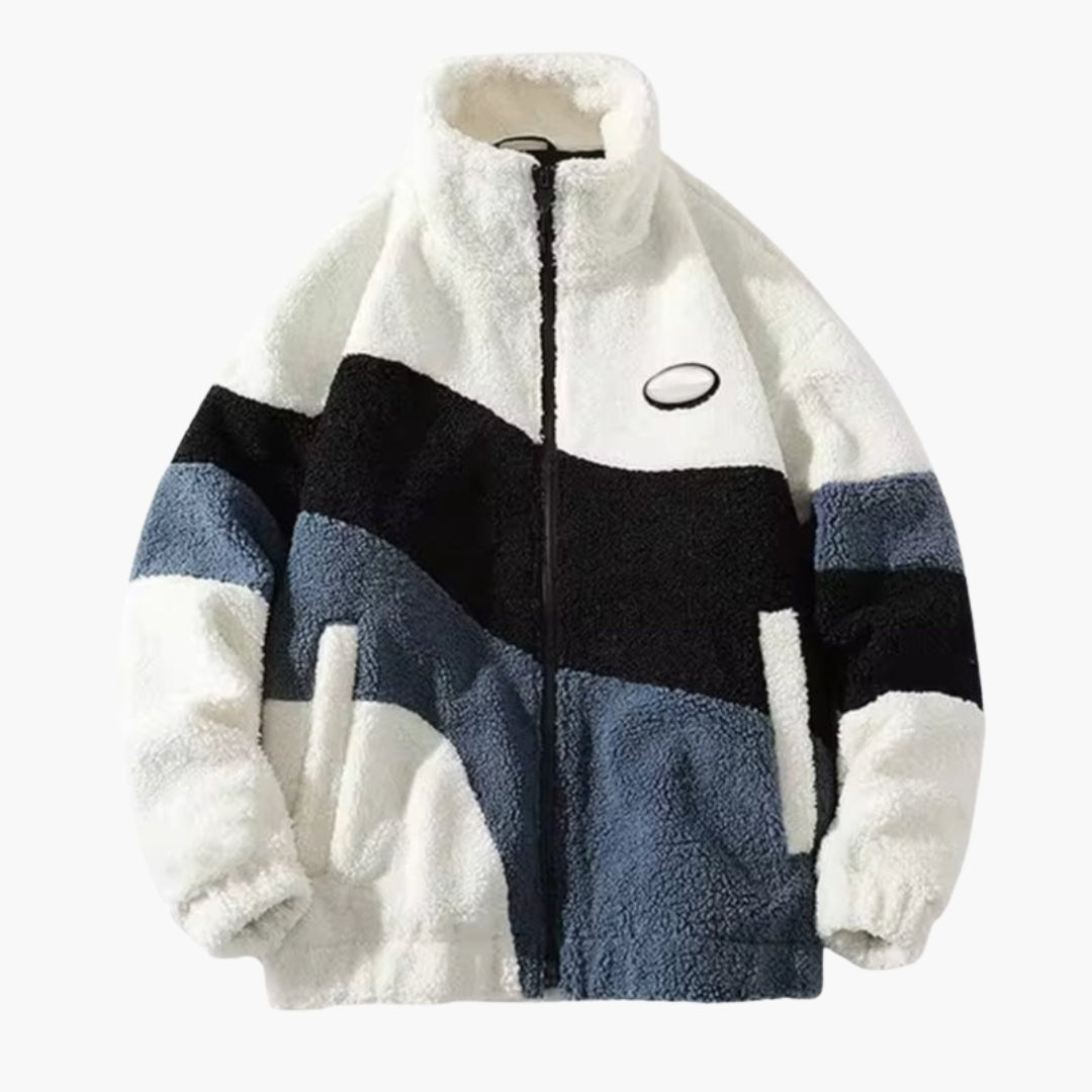 Giacca vintage uomo con chiusura lampo