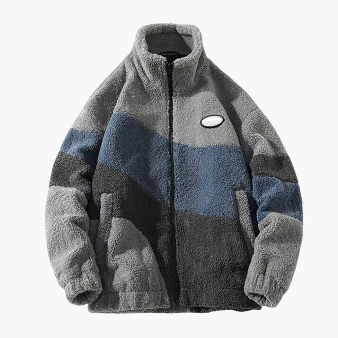 Giacca vintage uomo con chiusura lampo
