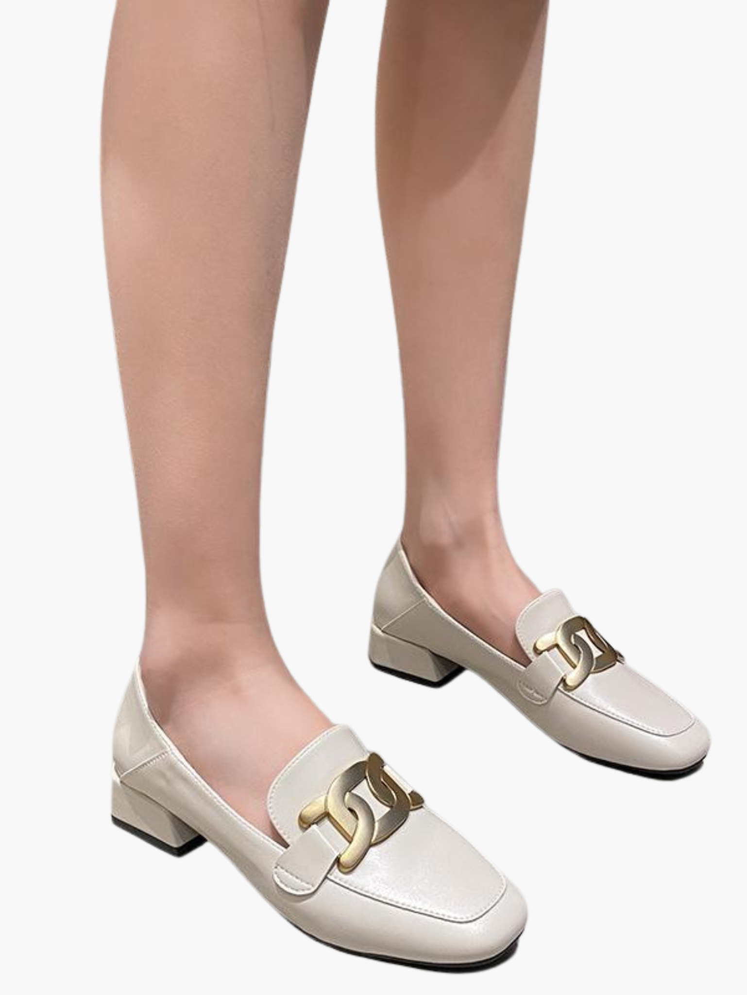 Damen-Orthopädische Loafers mit Blockabsatz für ganztägigen Komfort