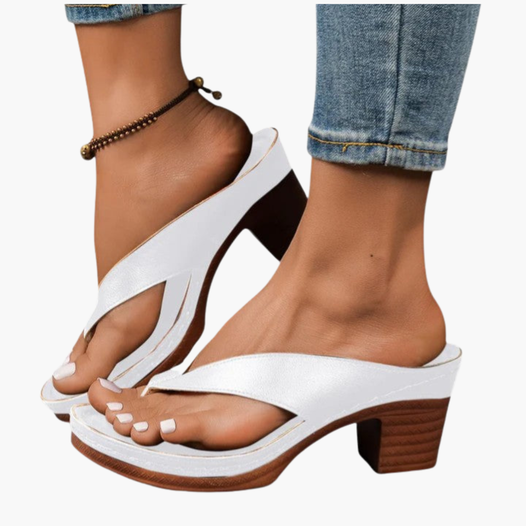 Sandali da donna con tacco a blocco e suola platform