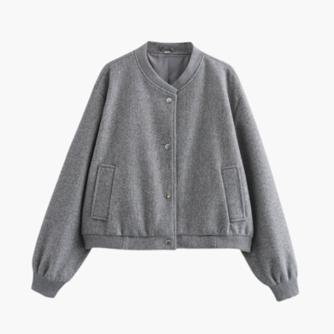 Blouson Bombardier Femme avec Bas Élastique