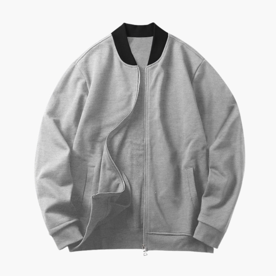 Blouson bomber til mænd med elastiske manchetter