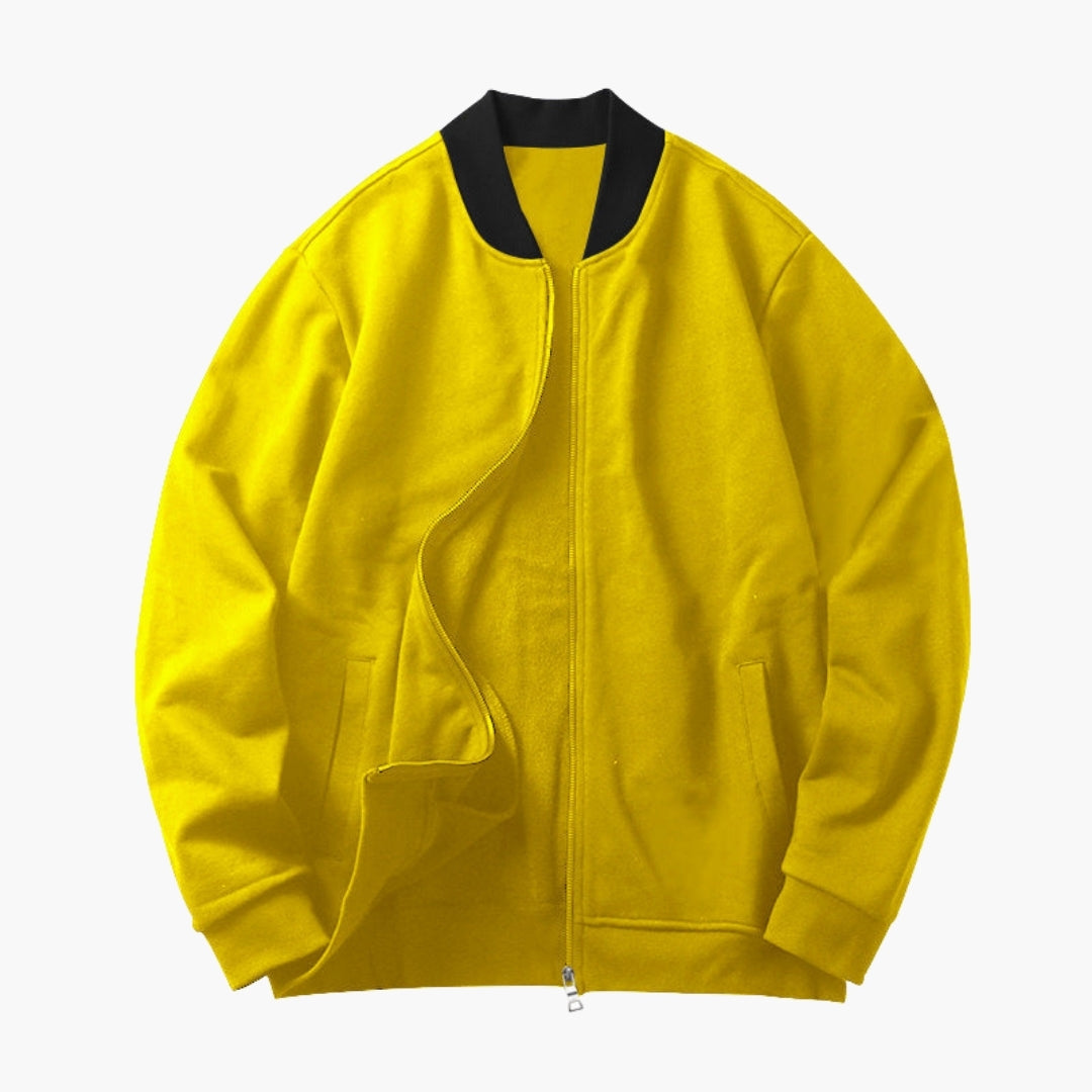Blouson bomber til mænd med elastiske manchetter