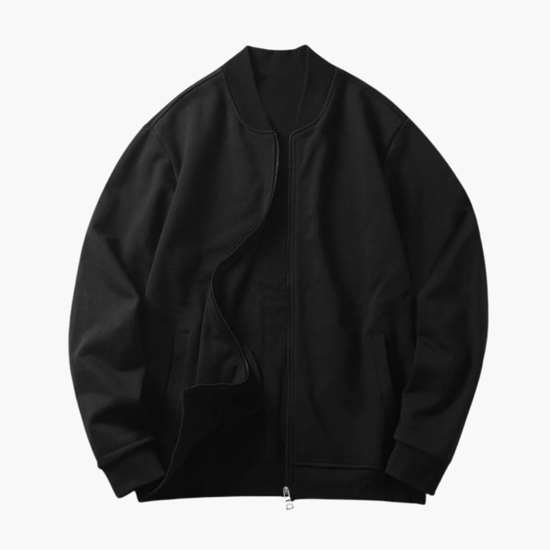 Blouson bomber til mænd med elastiske manchetter