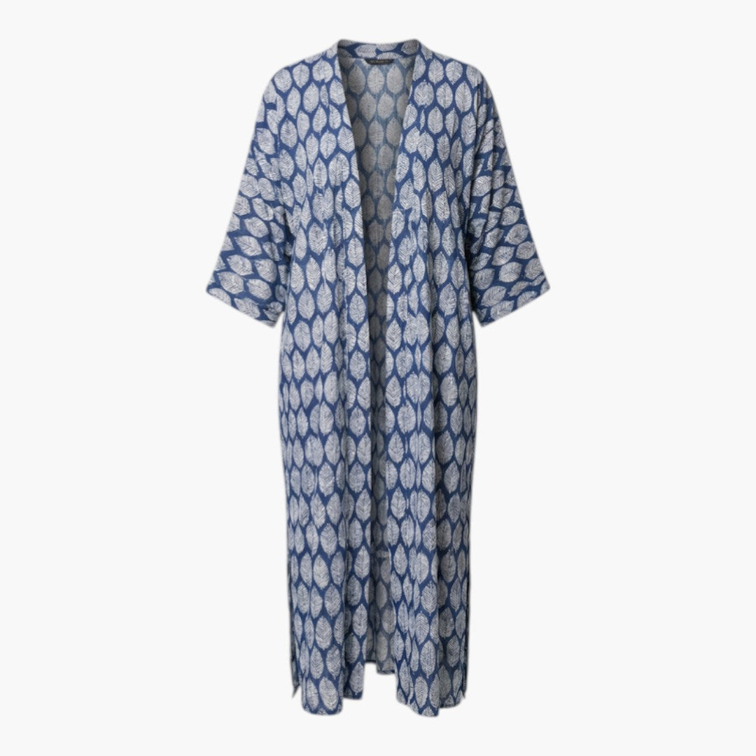 Cache maillot donna con davanti aperto e maniche a tre quarti