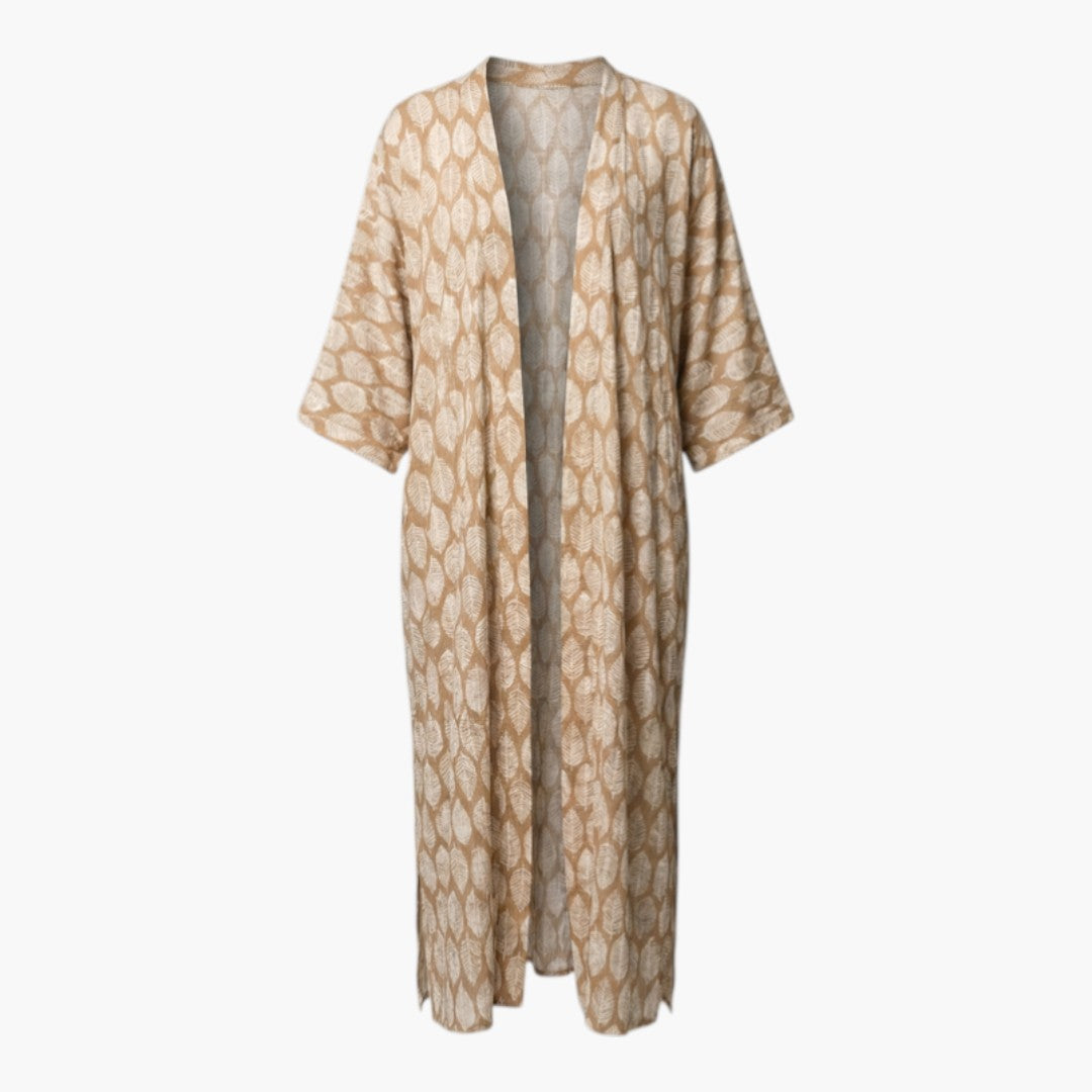 Cache maillot donna con davanti aperto e maniche a tre quarti