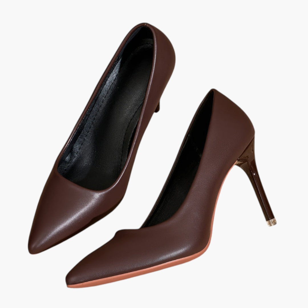 Chaussures Confortable Femme a Talon Stiletto et Bout Pointu