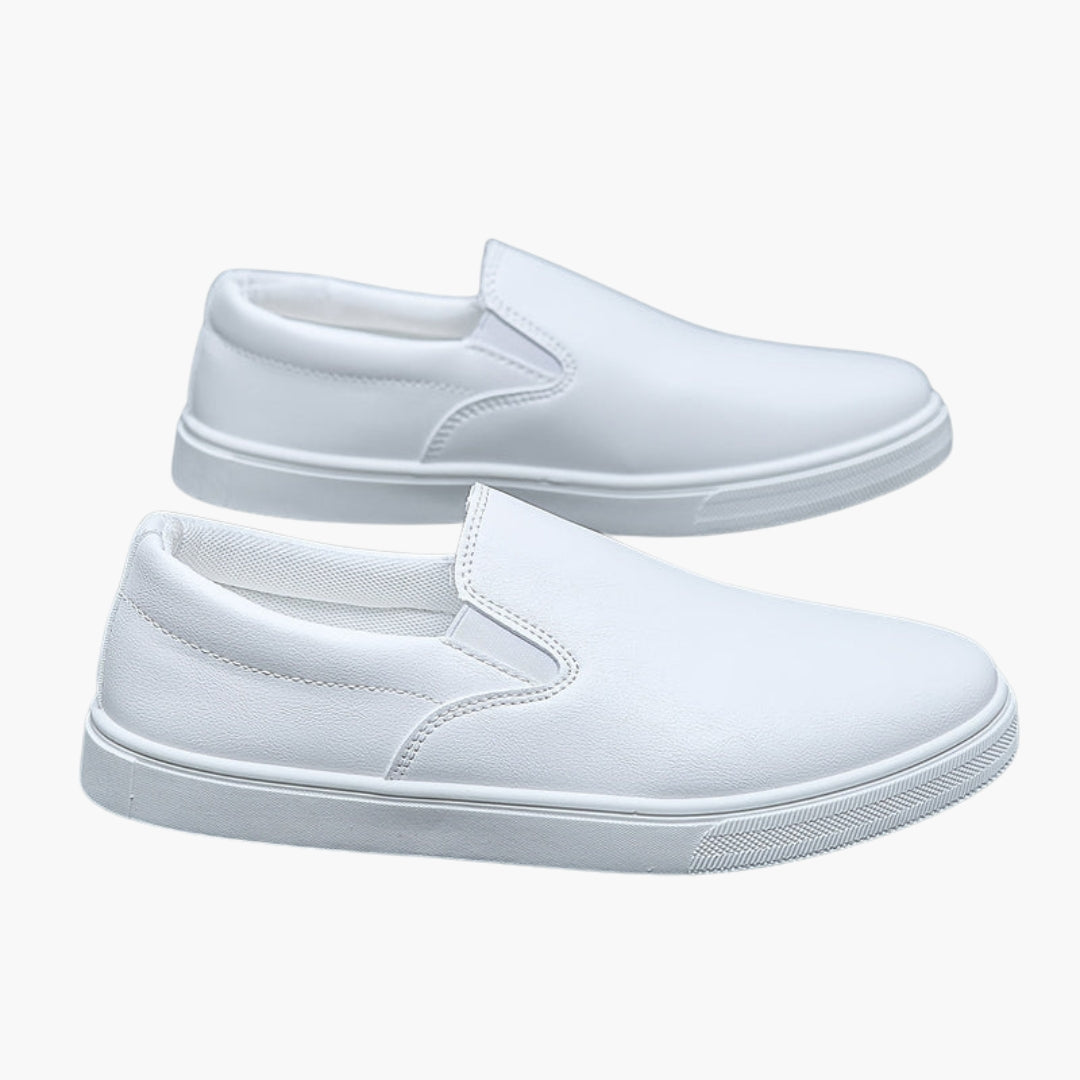 Scarpe Uomo Slip On con Suola in PVC e Tomaia in PU