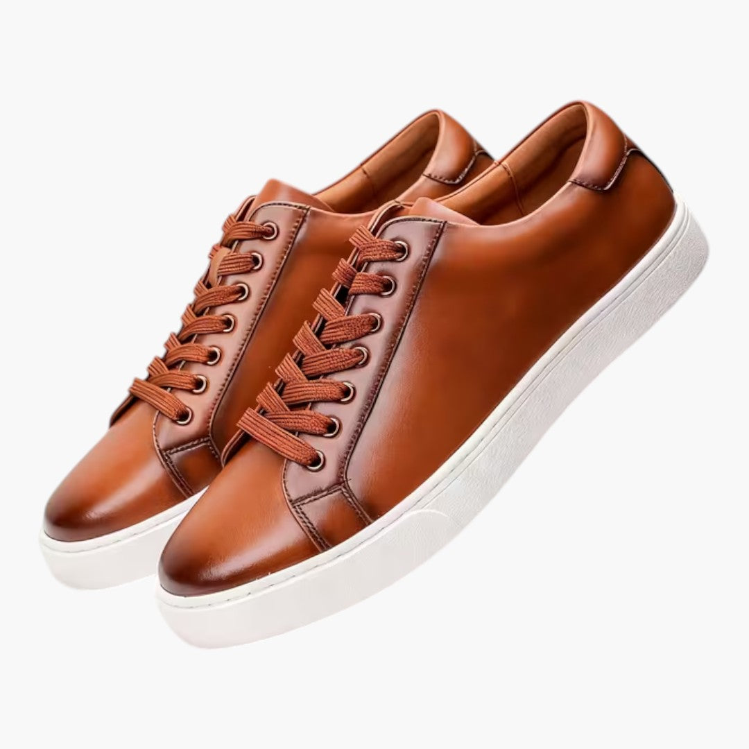 Chaussures Homme Sneakers avec Laçage et Bout Rond