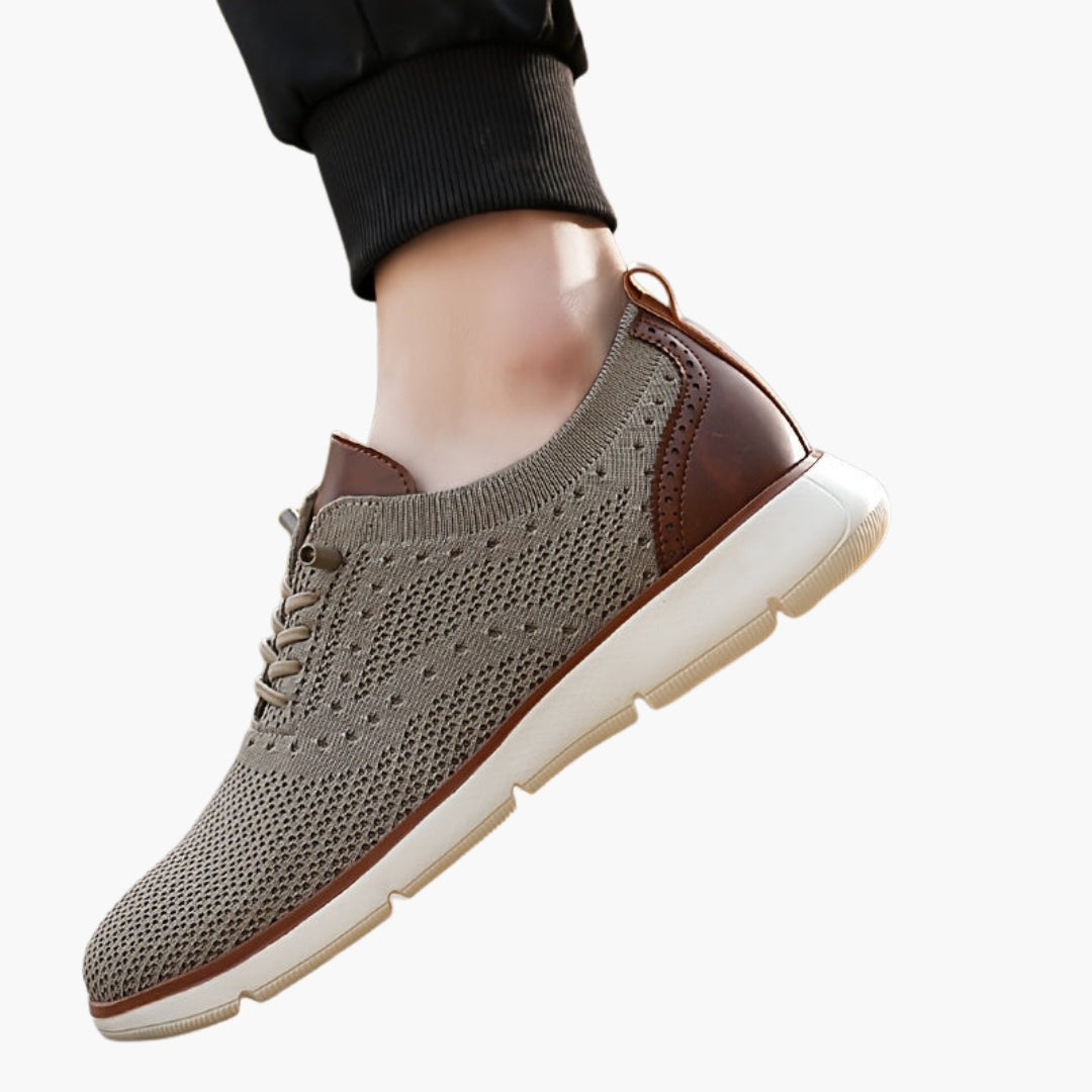 Chaussures Homme Sport Slip On avec Bout Rond et Semelle Caoutchouc