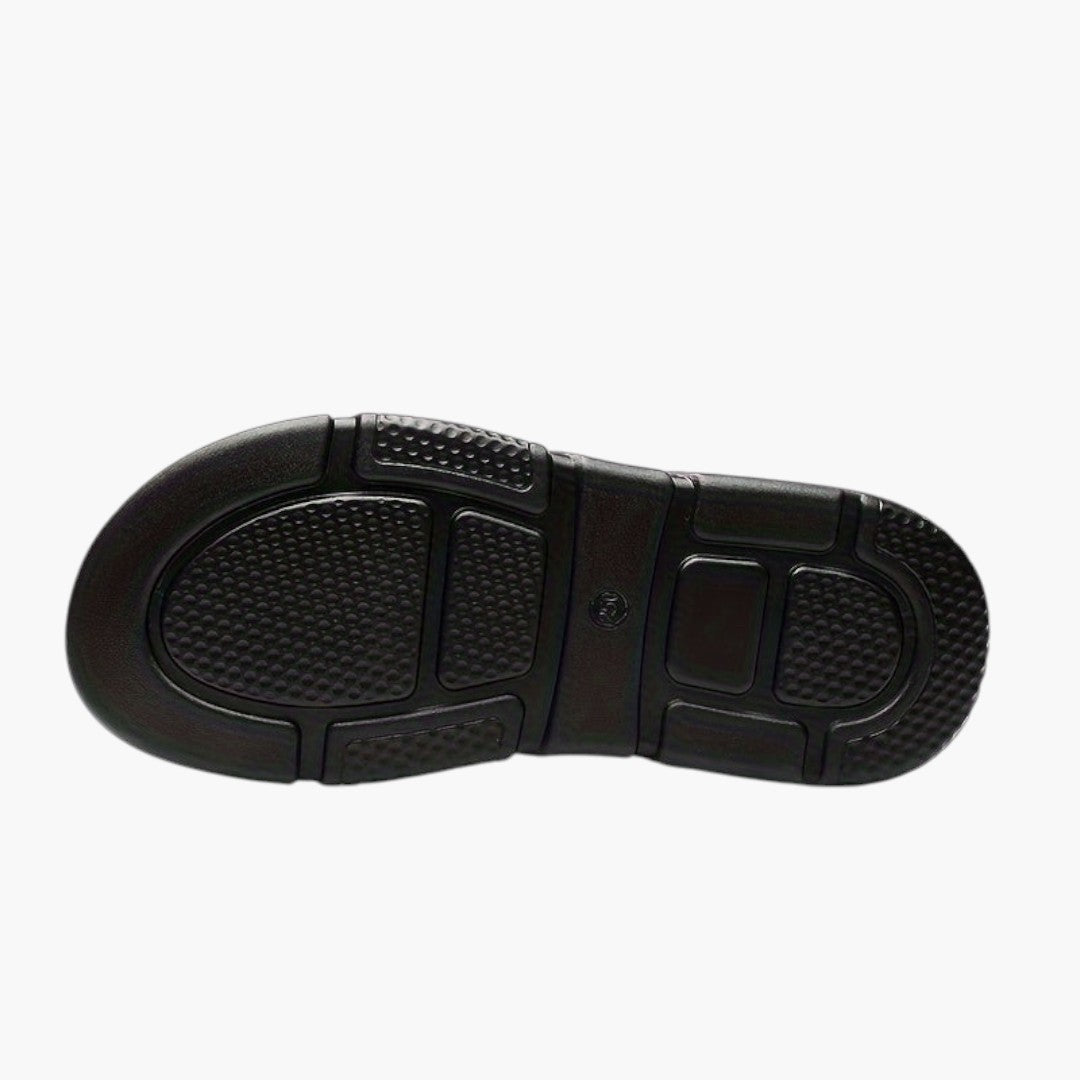 Chaussures homme respirantes avec cuir refendu et semelle PU