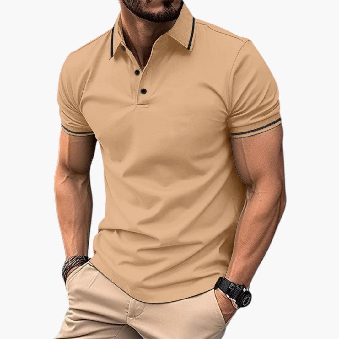 Chemise Polo Homme avec Col et Patte Boutonnée