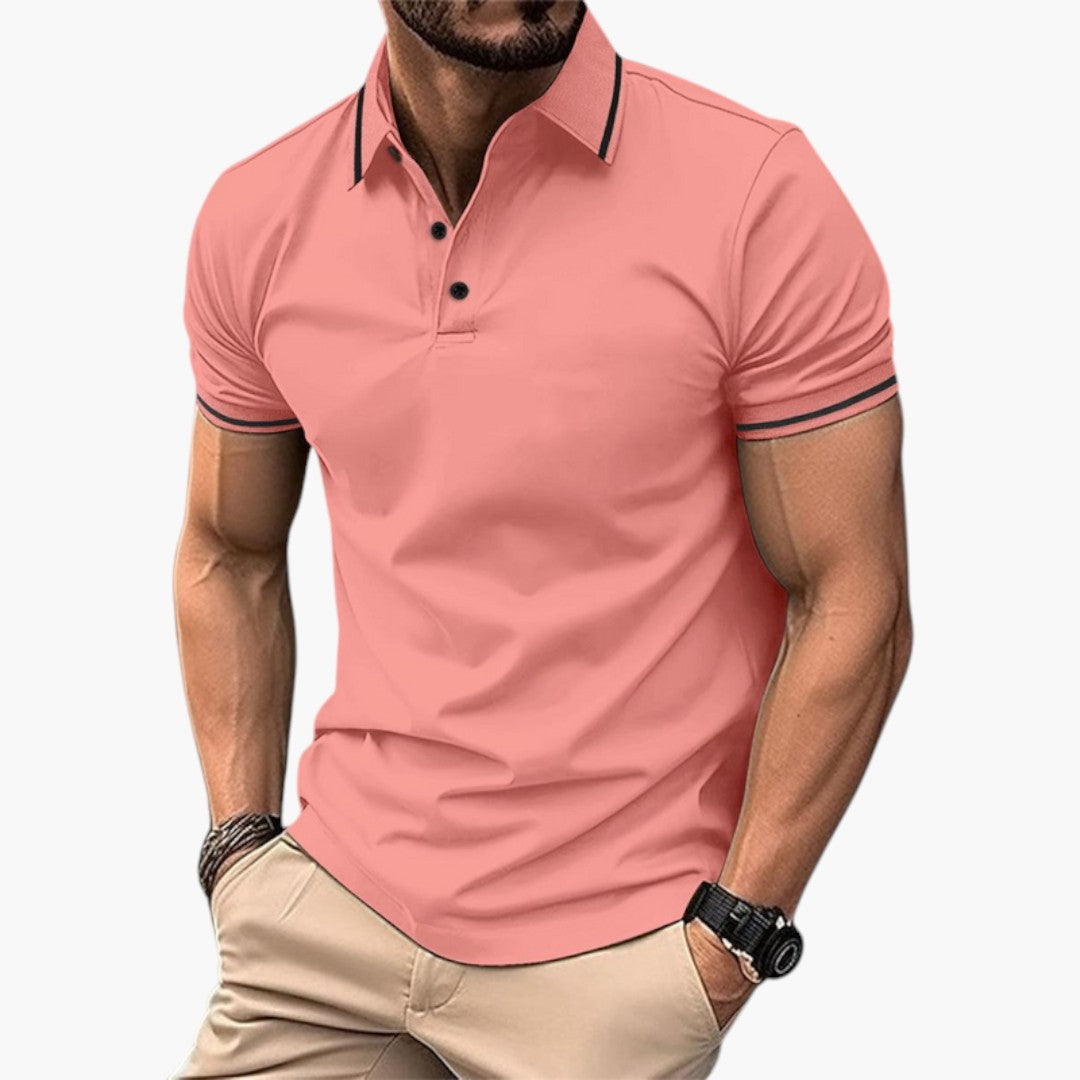 Chemise Polo Homme avec Col et Patte Boutonnée