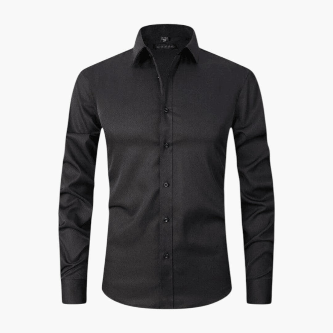Chemise homme coupe ajustée avec col pointu