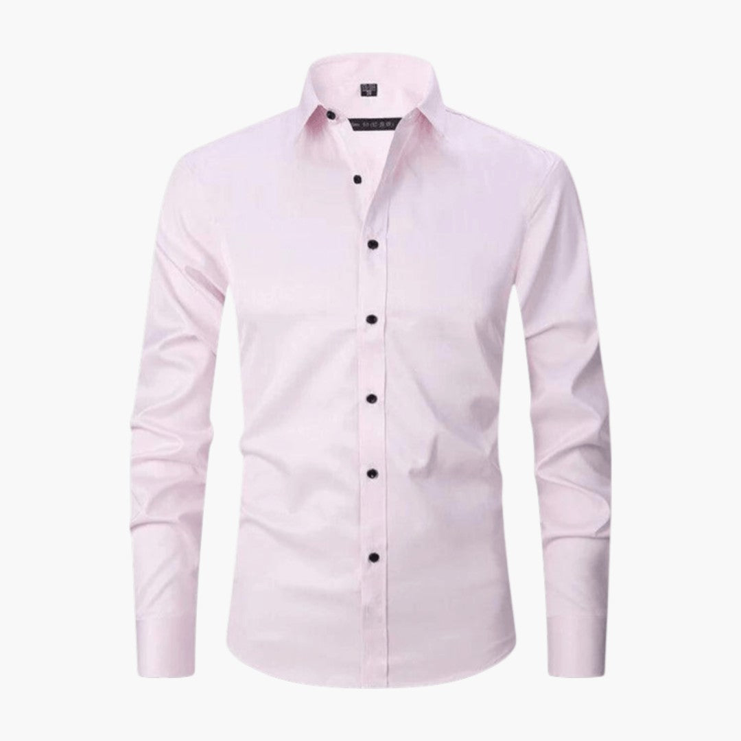 Chemise homme coupe ajustée avec col pointu