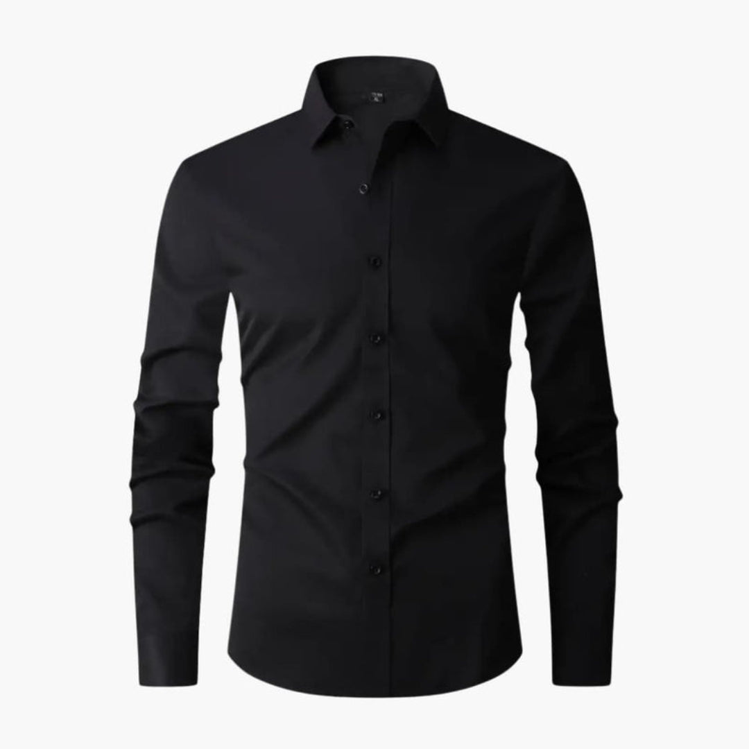 Chemise homme manches longues avec col classique