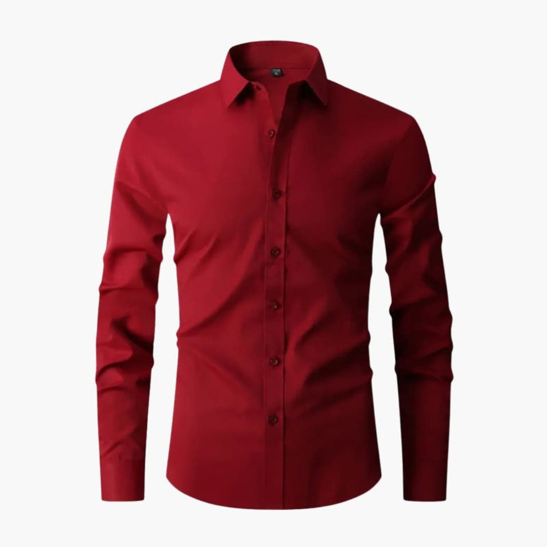 Camicia uomo maniche lunghe con colletto classico