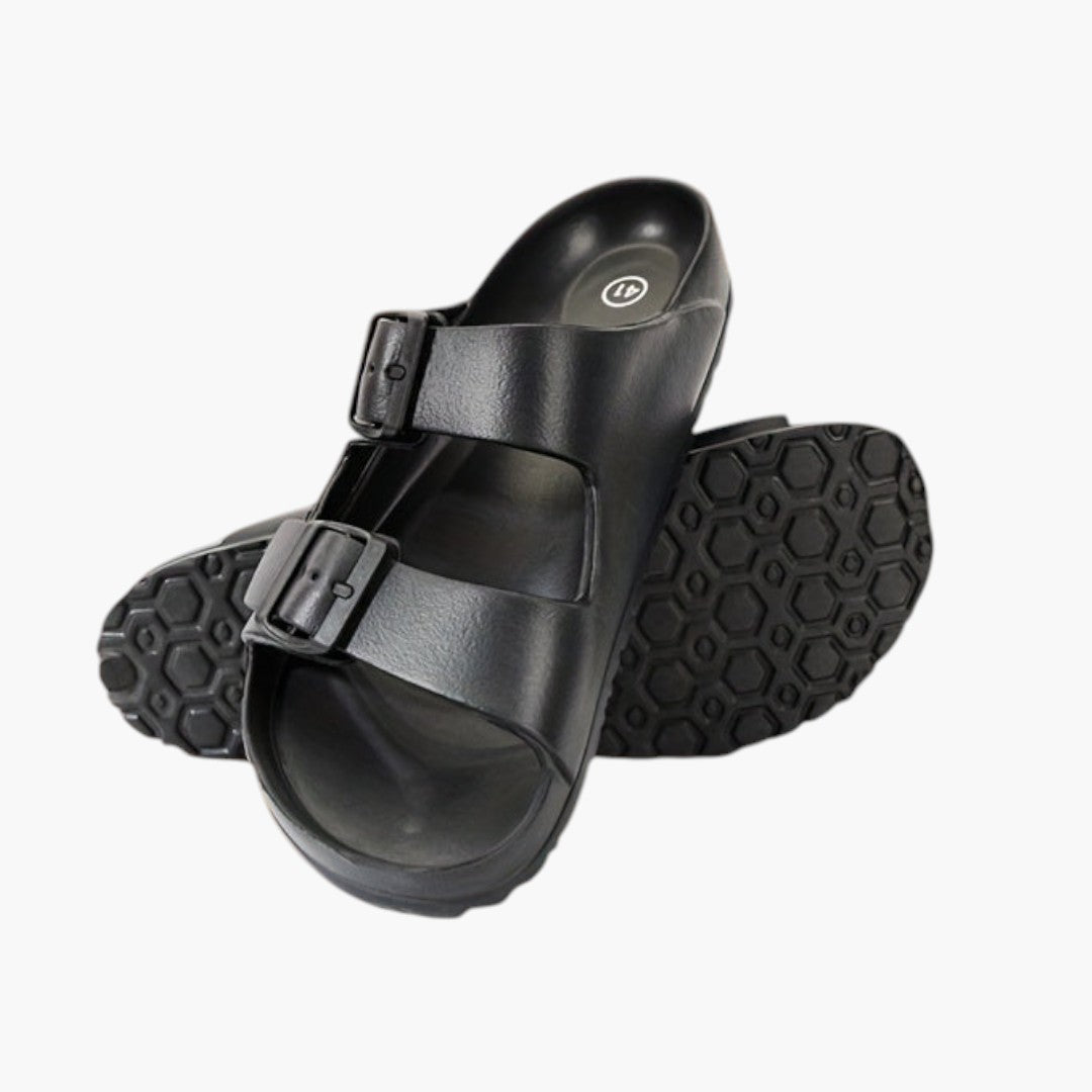 Confortable Sandales Homme avec Double Boucle