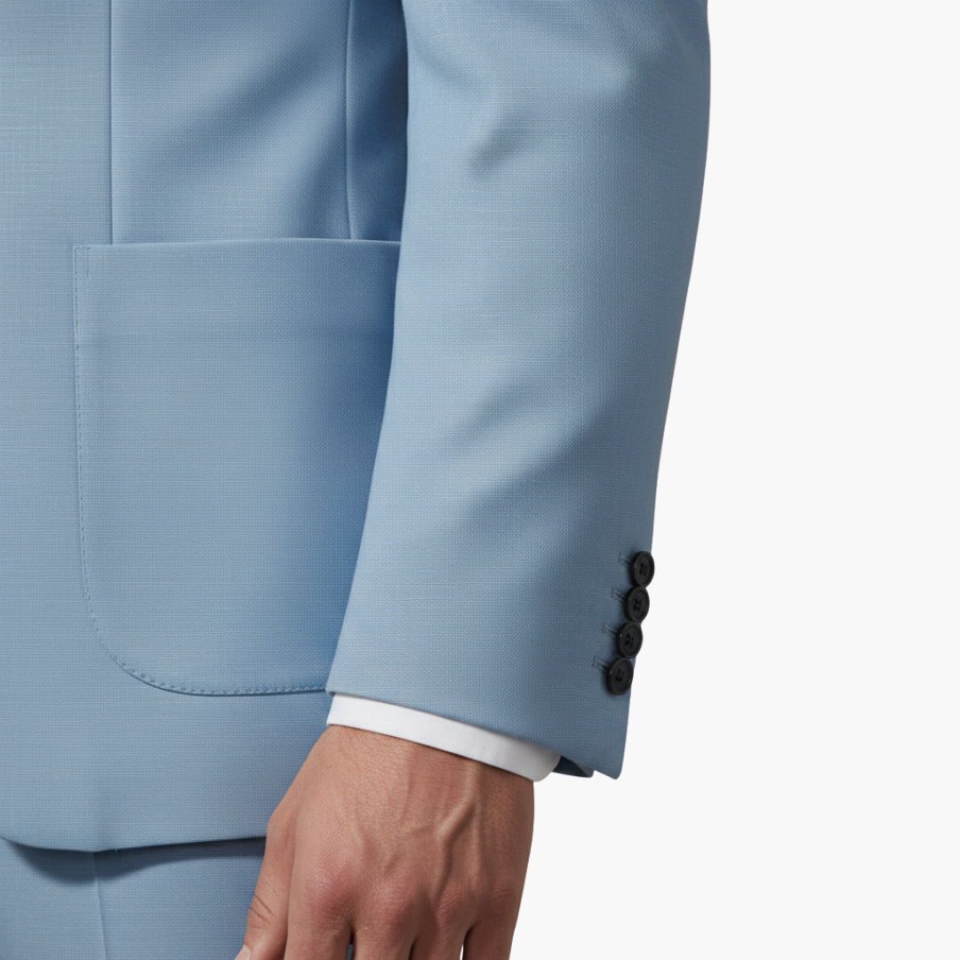 Costume Homme Deux Pièces avec Blazer Col à Revers