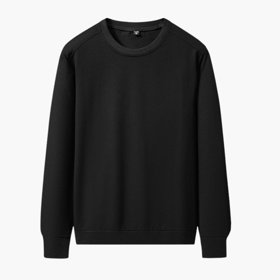 Sweatshirt desportivo para mulher com gola redonda