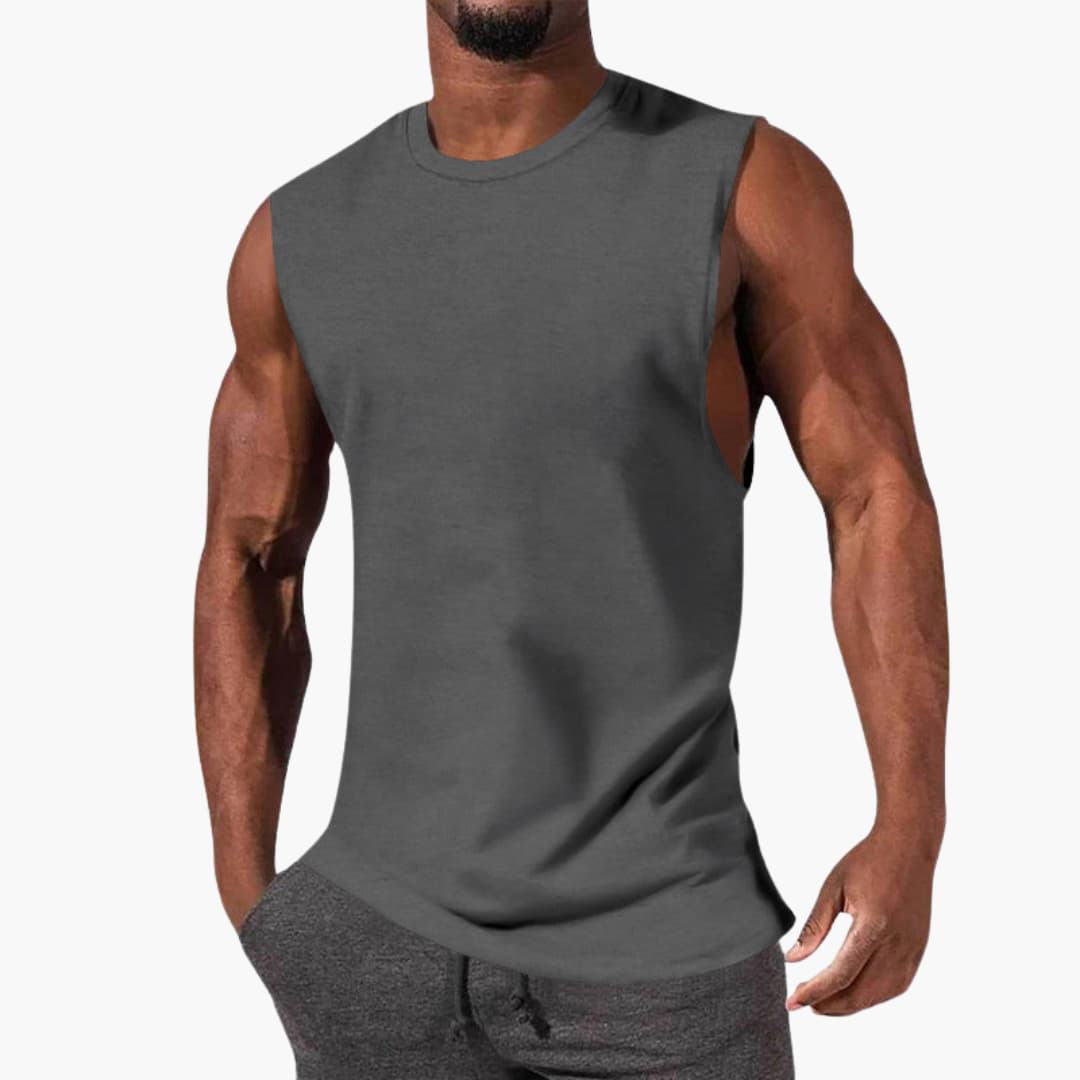 Débardeur de sport homme avec larges emmanchures