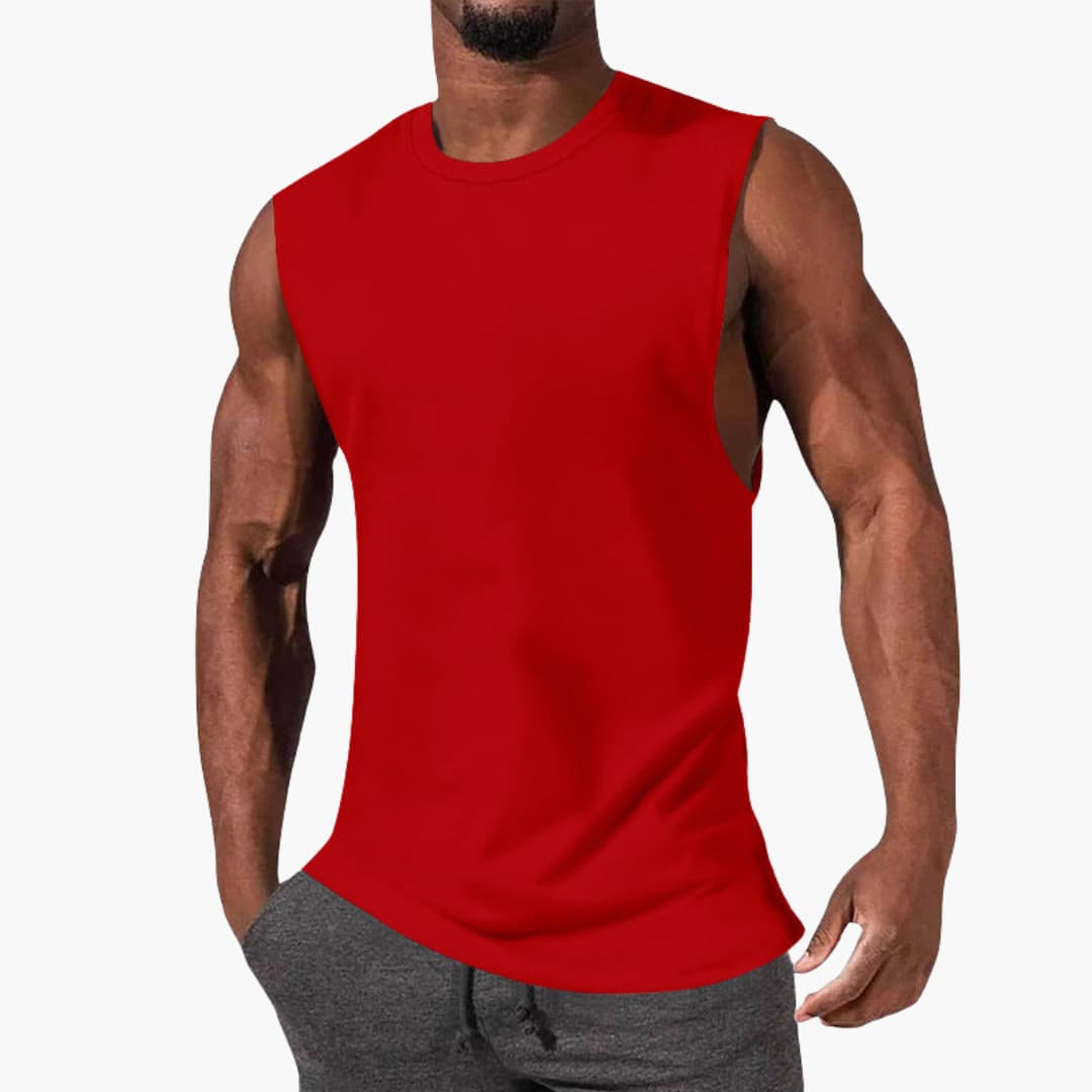Débardeur de sport homme avec larges emmanchures