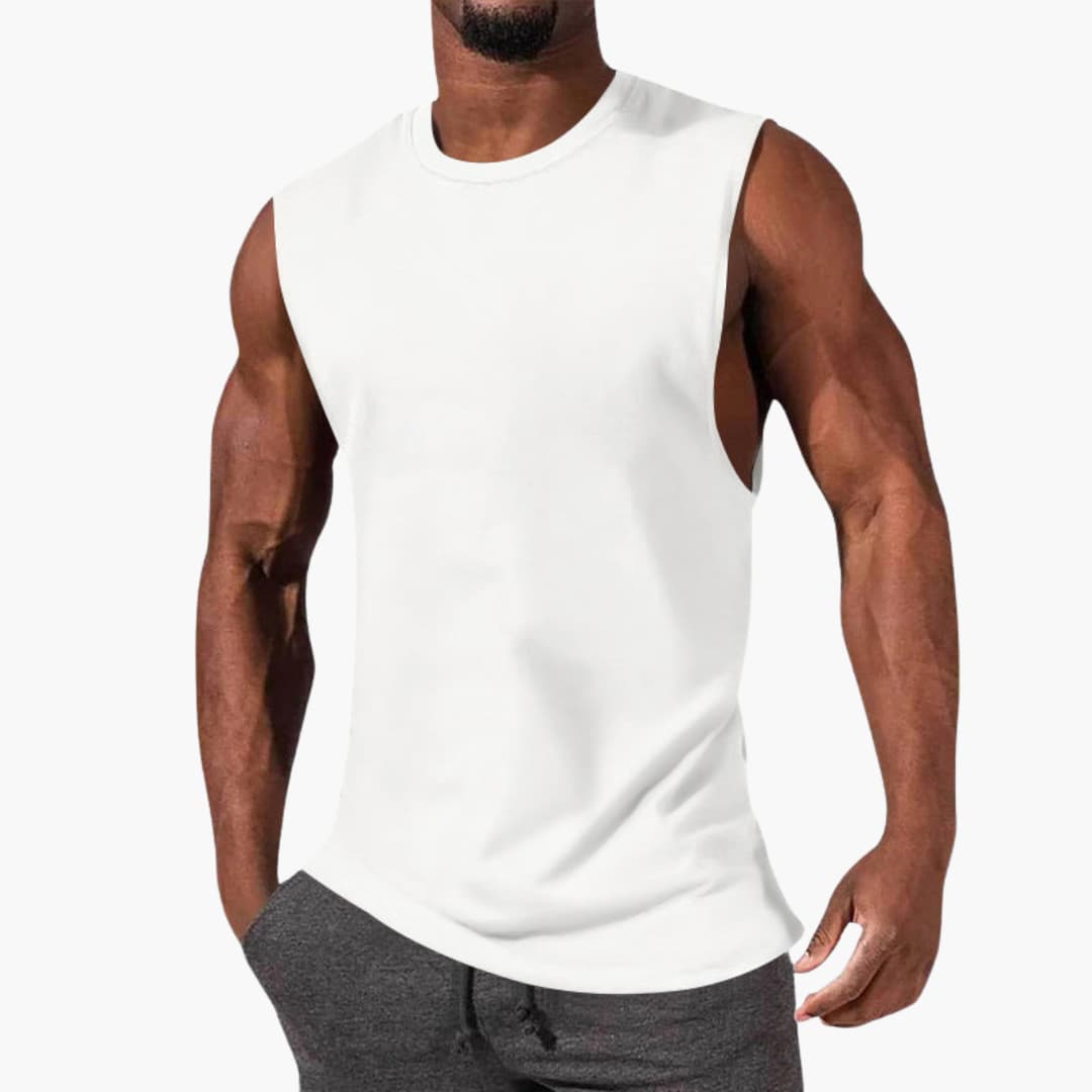 Débardeur de sport homme avec larges emmanchures