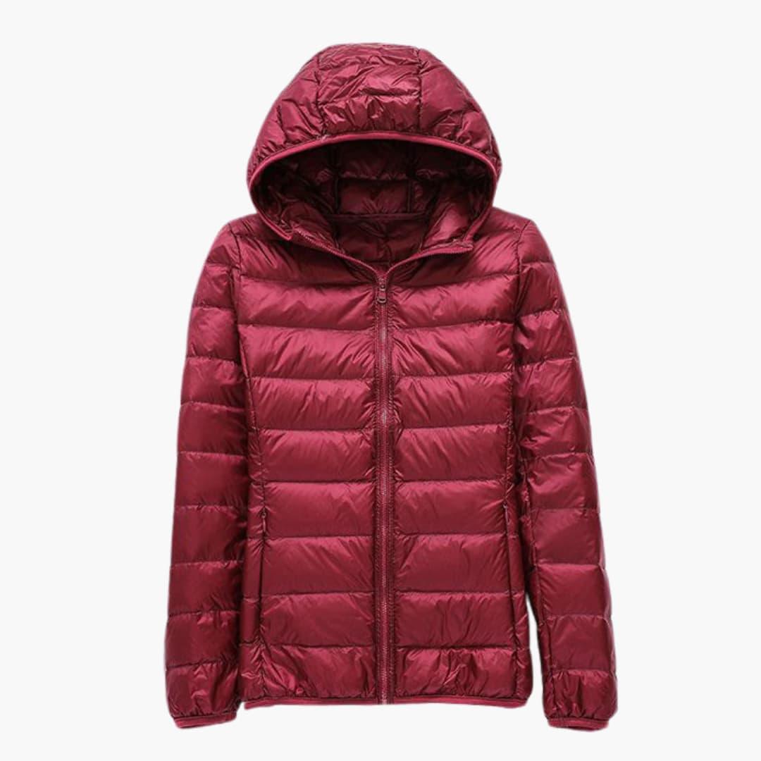 Doudoune Femme à Capuche avec Poches Zippées