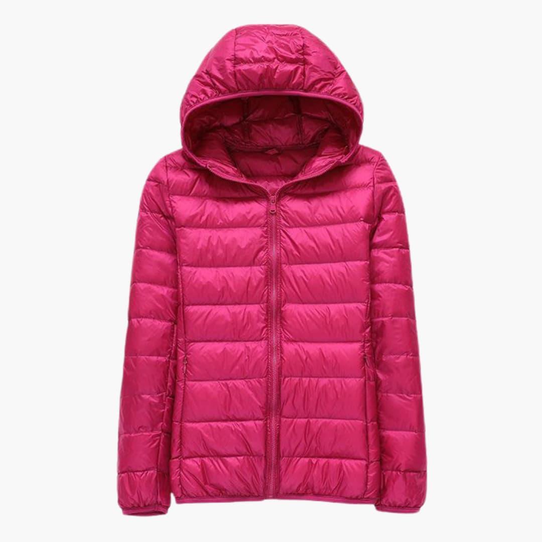 Doudoune Femme à Capuche avec Poches Zippées