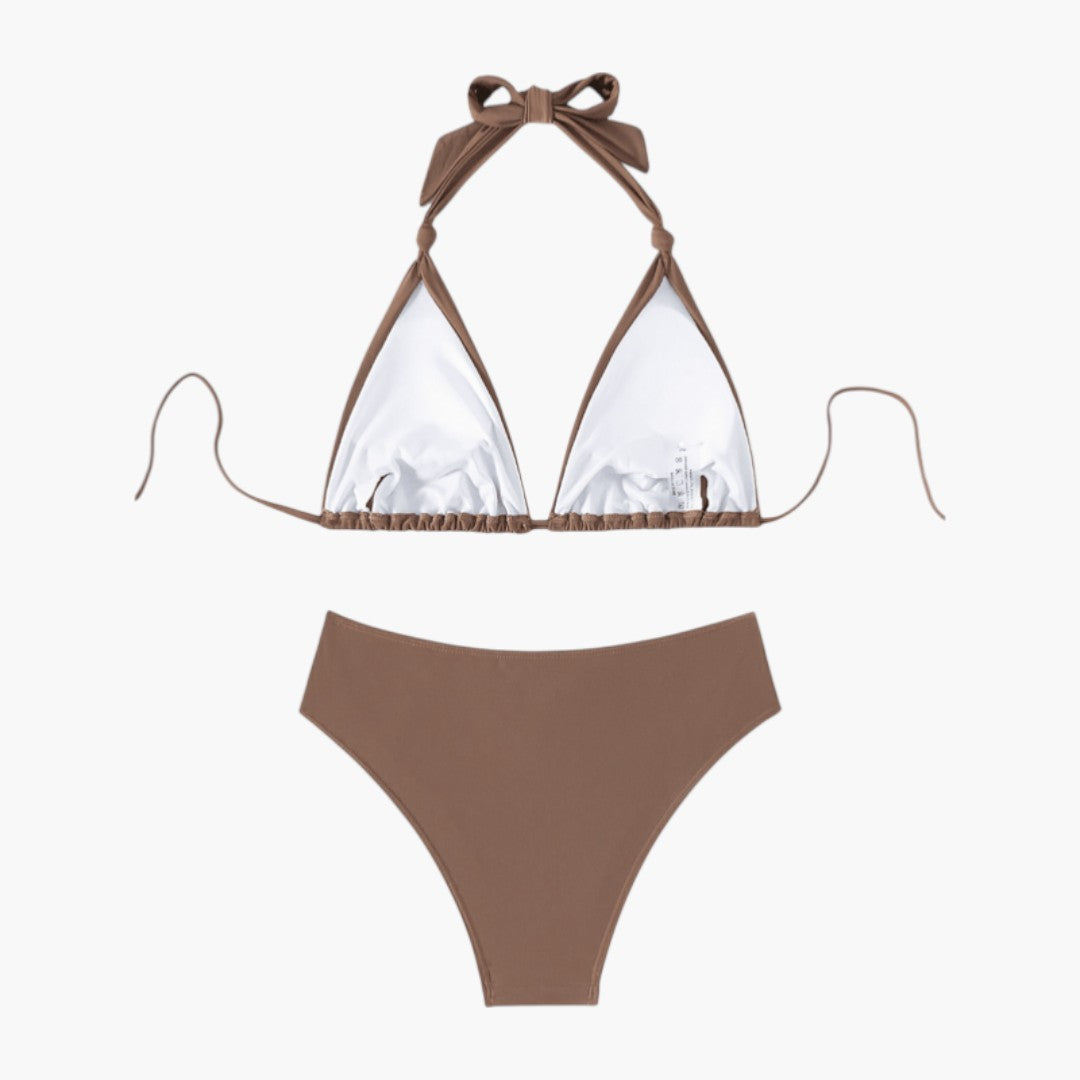Bikini sæt til kvinder med trekantet overdel