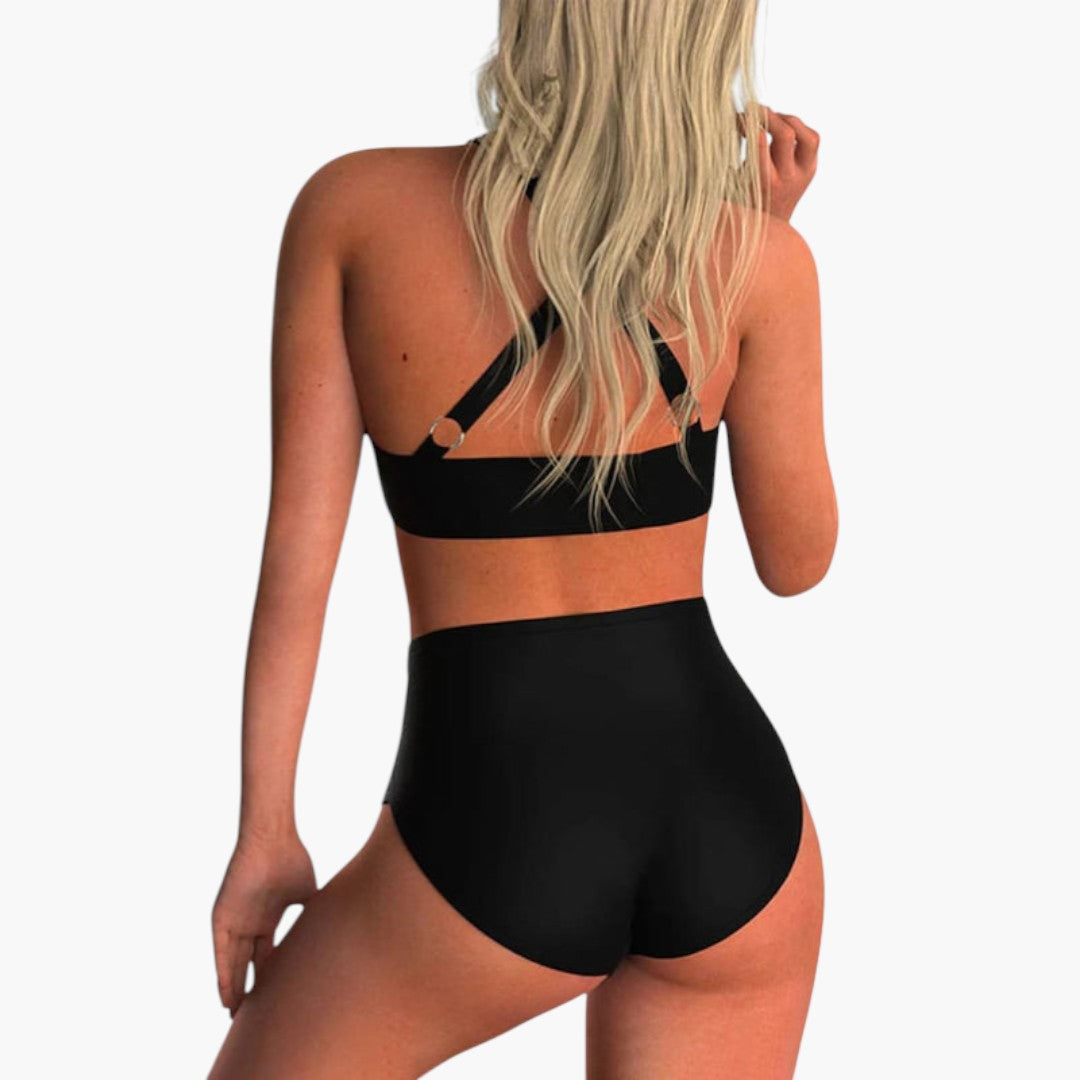 Bikini sæt til kvinder med krydset overdel
