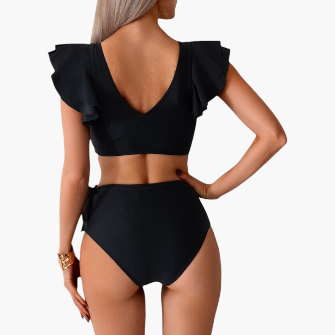 Bikini sæt til kvinder med flæseærmer