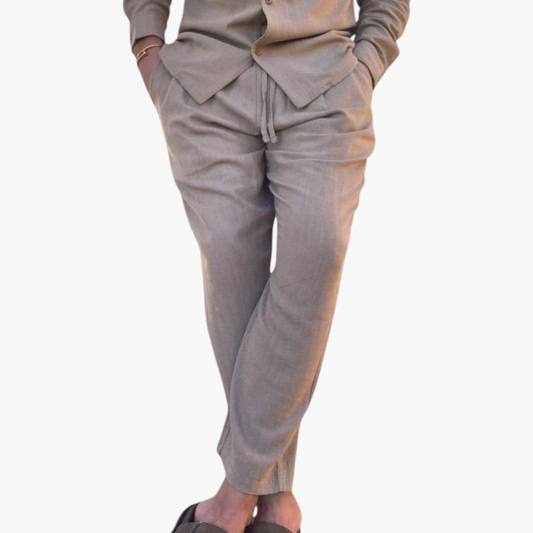 Ensemble d’été hommes deux pièces a pantalon élastique