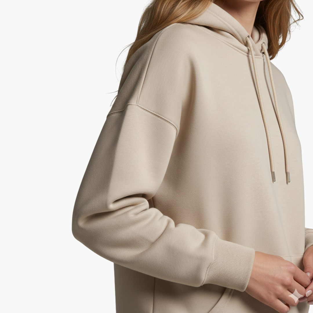 Ensemble deux pièces femme avec haut à capuche