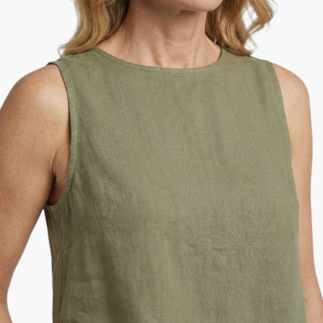 Completo donna due pezzi con top corto senza maniche