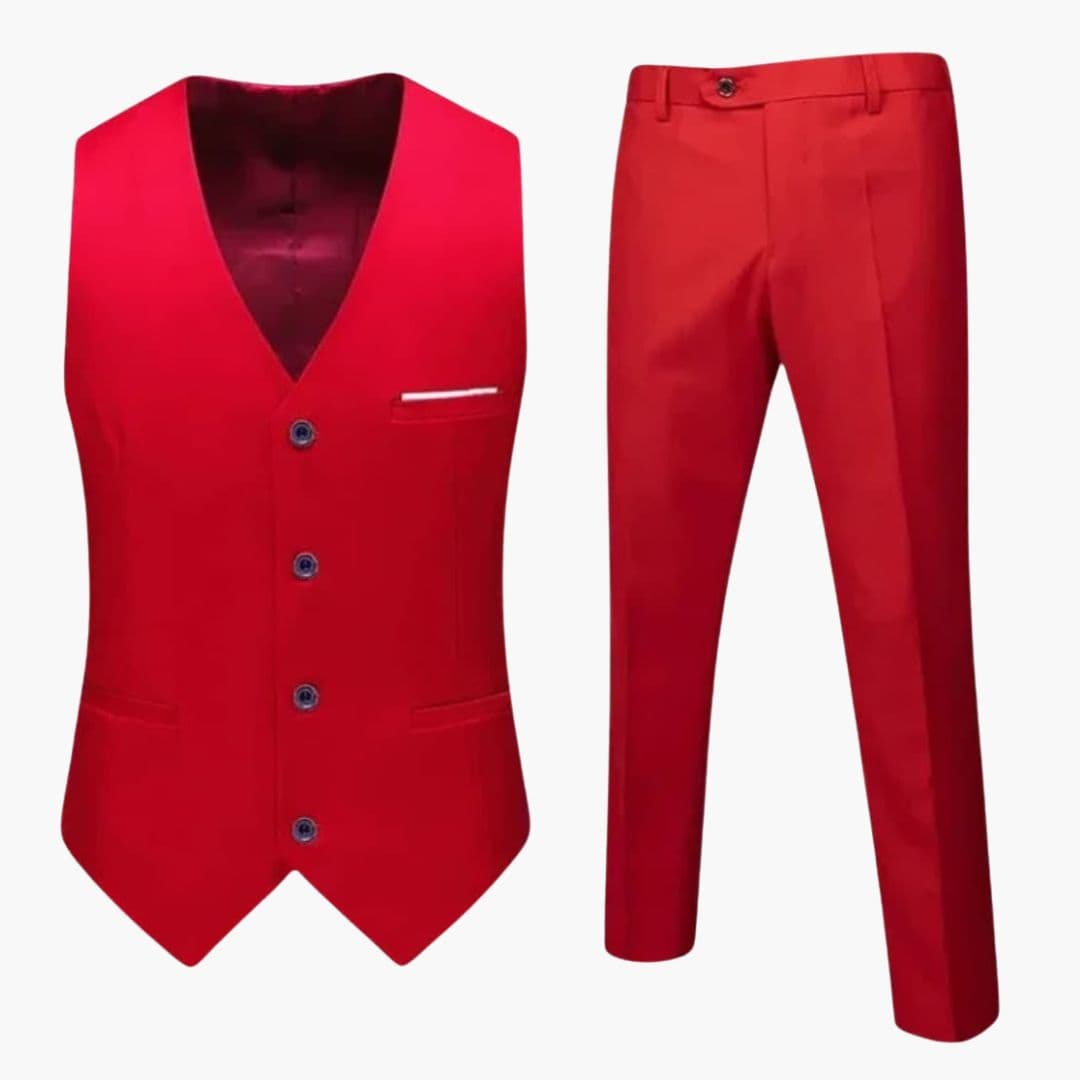 Ensemble Weste und Hose Herren