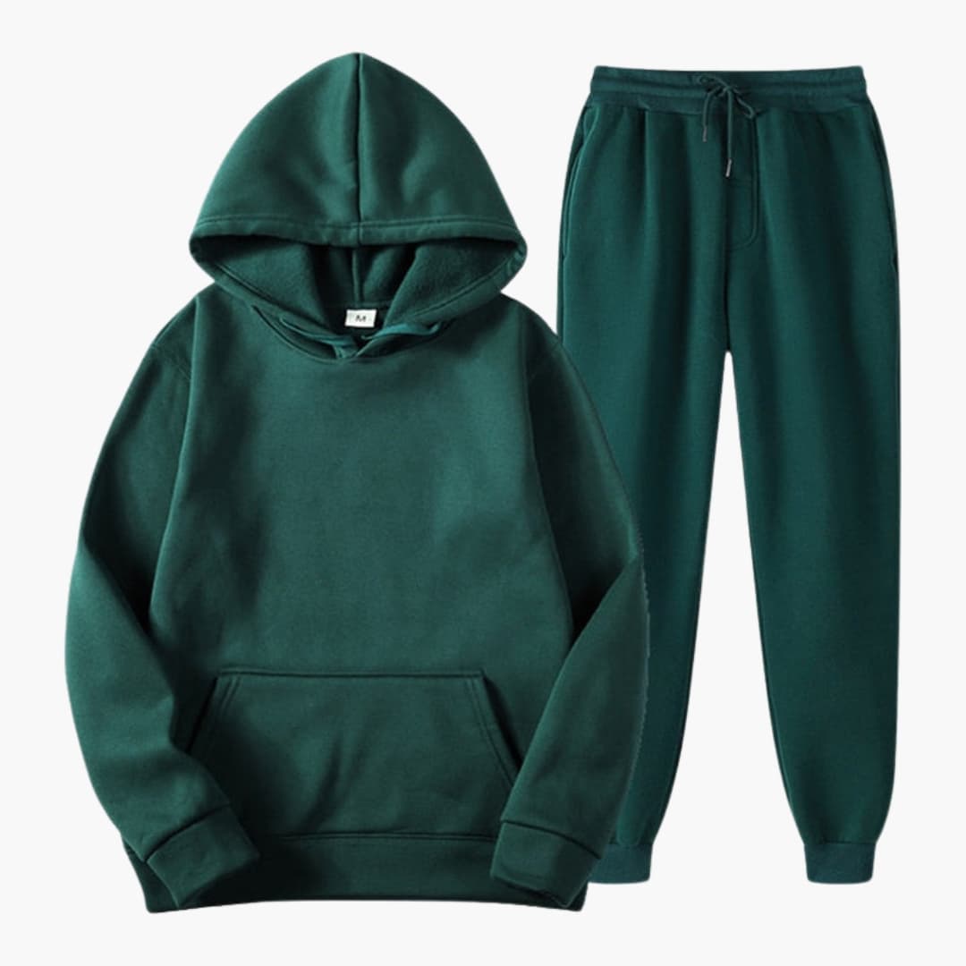 Damen-Jogginganzug mit elastischem Bund und langen Ärmeln