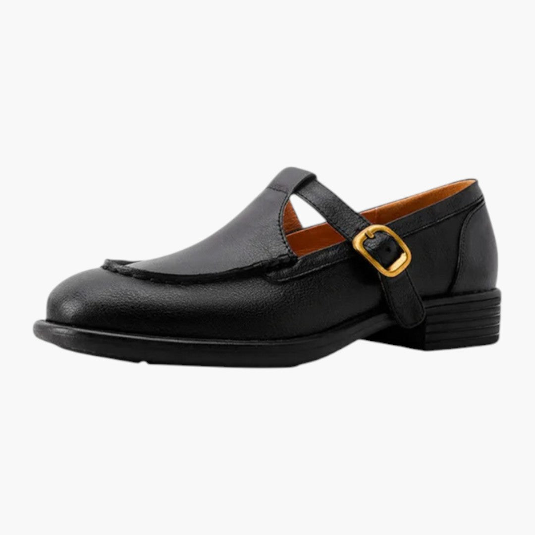 Femmes Chaussures Mary Jane avec Bride T et Talon Bas Bloc