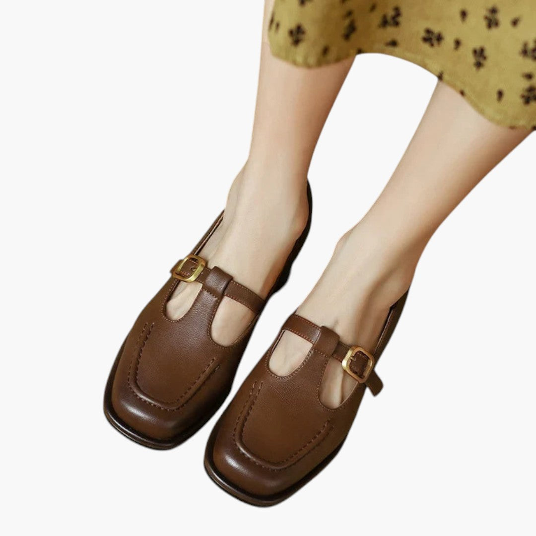 Femmes Chaussures Mary Jane a Bride T et Talon Bloc
