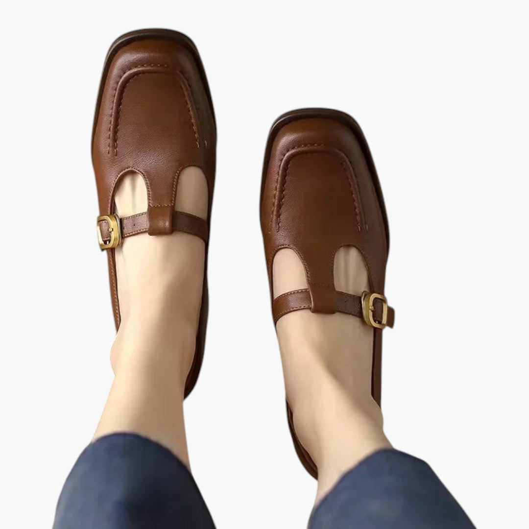 Femmes Chaussures Mary Jane a Bride T et Talon Bloc