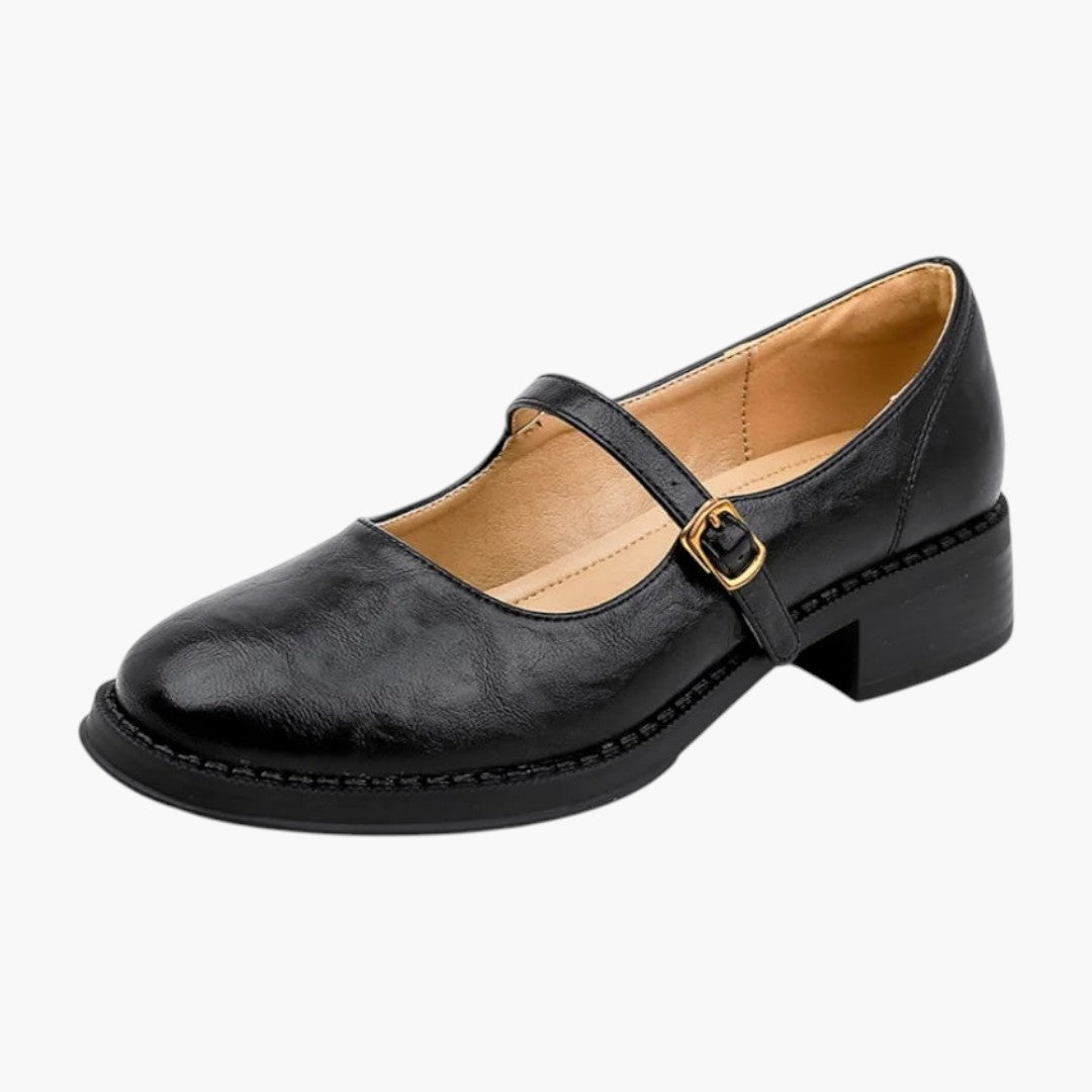 Femmes Chaussures Mary Jane avec Bride et Bas Talon Bloc