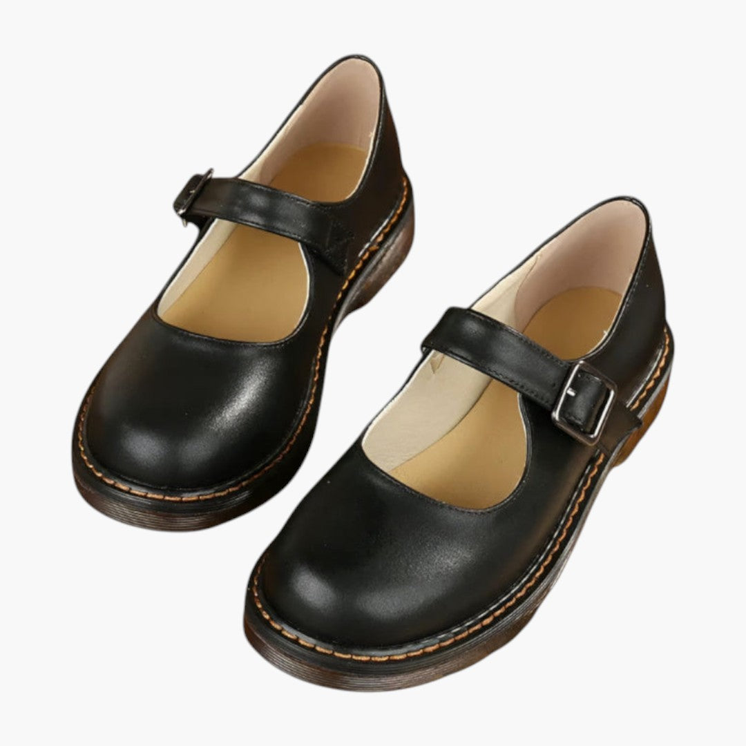 Femmes Chaussures Mary Jane avec Bride et Bout Rond