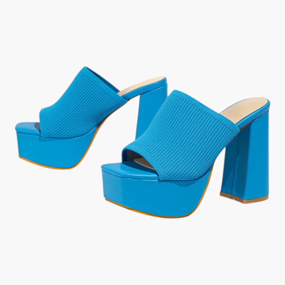 Damen Sandalen mit Plateau-Sohle und rutschfester Sohle
