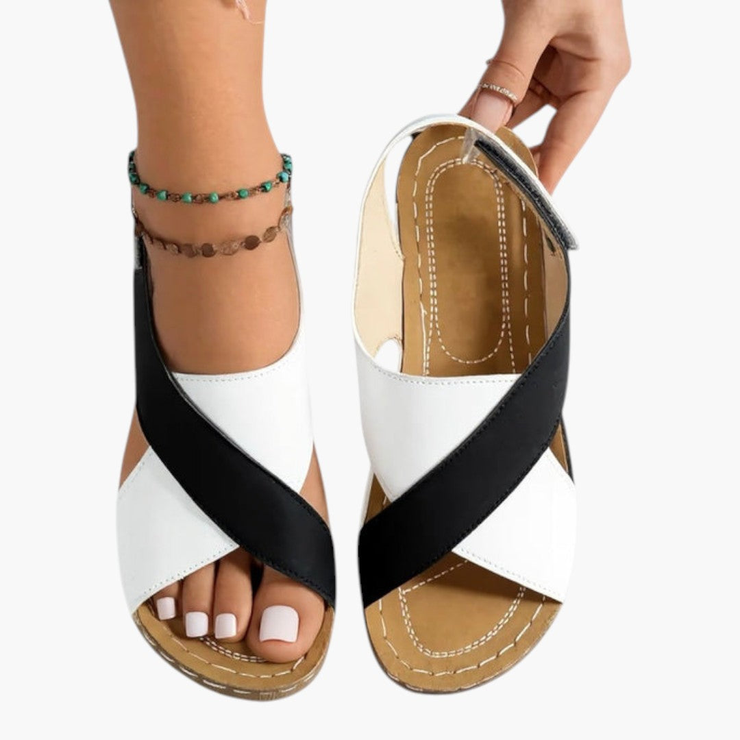 Damen Sandalen mit Plateau-Sohle und Keilabsatz