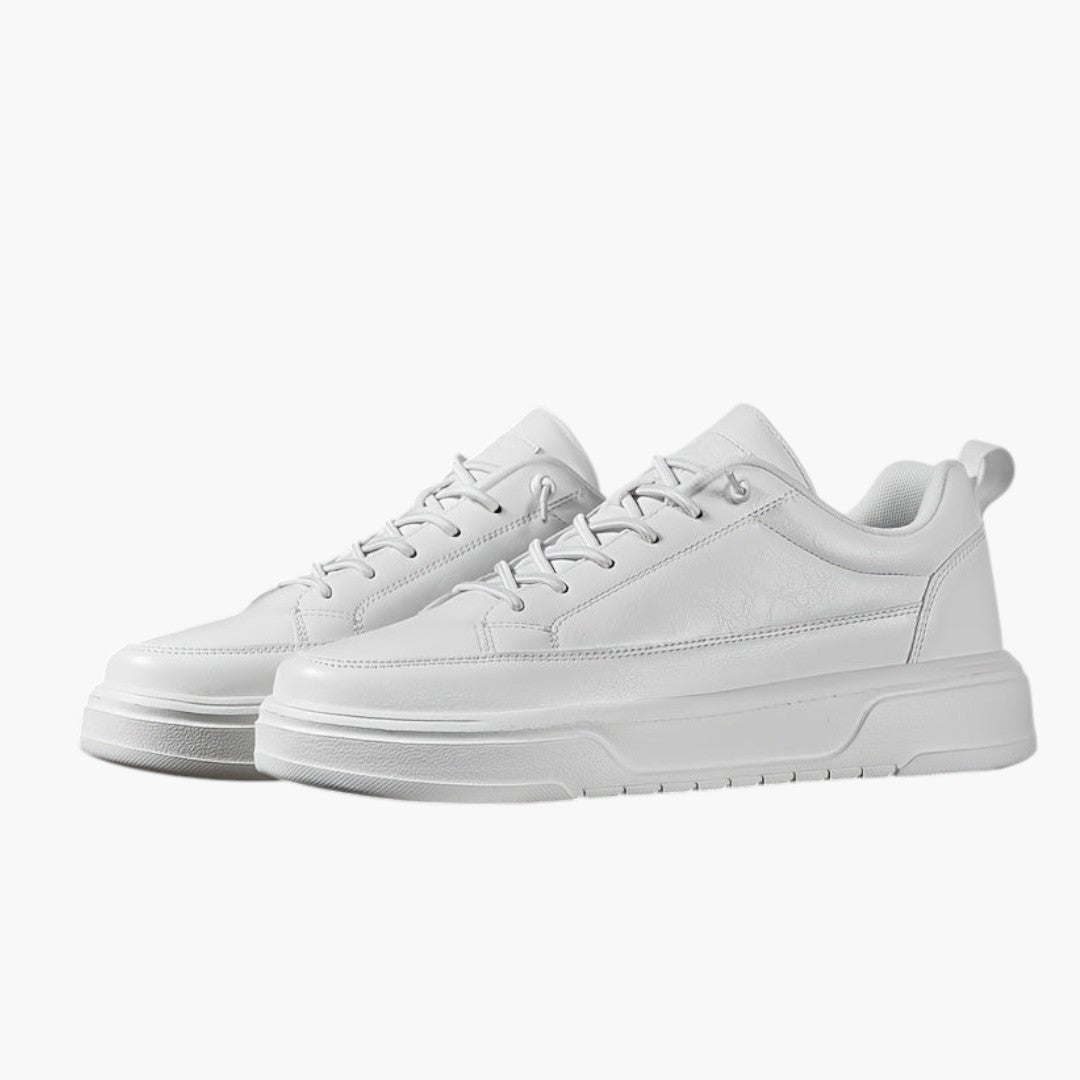 Homme Baskets Basses avec Fermeture Lacets et Semelle Épaisse